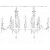 Chandelier with Swarovski® crystals Chiriqui