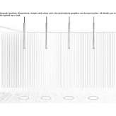 Aluminum LED hanging lamp Macherio