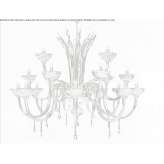 Handmade hanging lamp made of Murano glass Borgele