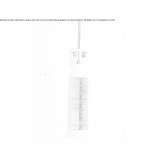 Hanging lamp handmade from LED ceramics Orchamps