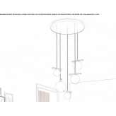 Lampa wisząca ze szkła Murano Azenha