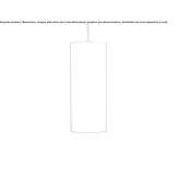 Plastic LED hanging lamp Caracena