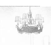 Metal chandelier Ropczyce