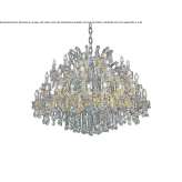 Metal chandelier with crystals Kossa