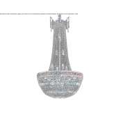Incandescent brass pendant lamp with crystals Palanca