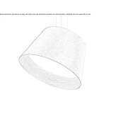 Aluminum LED hanging lamp Alimos