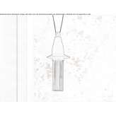 Lampa wisząca z metalu, malowana diodami LED Cosio