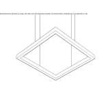 Aluminum LED hanging lamp Orgtrud