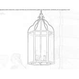 Brass pendant lamp Krusa