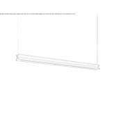Lampa wisząca LED z drewna orzechowego Ettrick