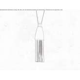 Lampa wisząca z metalu, malowana diodami LED Cosio