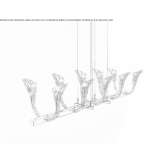Crystal pendant lamp Kirzhach