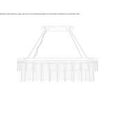 Halogen, crystal pendant lamp, adjustable Stafa