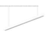 Aluminum LED hanging lamp Vinuesa