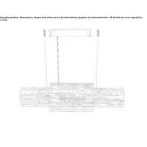 LED hanging lamp made of glass Rodleben