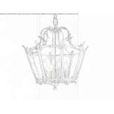 Żarowa mosiężna lampa wisząca Rive