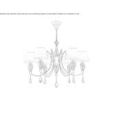 Metal chandelier Ybycui