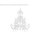 Murano glass chandelier Cayaco