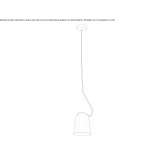 Obrotowa metalowa lampa wisząca Buckow