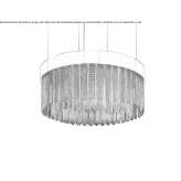 Ręcznie wykonana, metalowa lampa wisząca Palanca