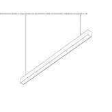 Aluminiowa lampa wisząca LED Vinuesa