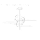 Brass LED ceiling lamp Grunthal