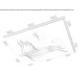 Wpuszczana lampa sufitowa LED Cristaly® Teningen