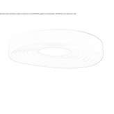 Plaster LED ceiling lamp Sorgun