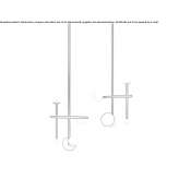 Modułowa lampa sufitowa LED z metalu Weisweil
