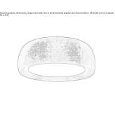 Lampa sufitowa LED z tkaniny Latiano