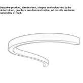 Aluminum LED ceiling lamp Miorcani