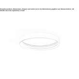 LED ceiling lamp in extruded aluminum Bompas