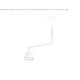 Adjustable ceiling lamp in painted metal Parita