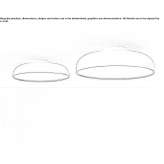 Steel LED ceiling lamp Diebling