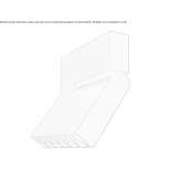 LED ceiling lamp made of die-cast aluminum Michac