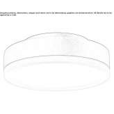 Metal wall lamp/ceiling lamp Parauna