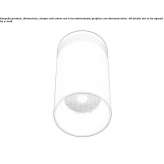 Ceiling outdoor spotlight Rosche