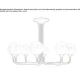 Murano glass ceiling lamp Sestu