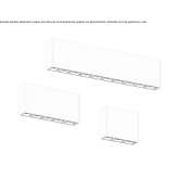 Aluminum LED ceiling lamp Blagny