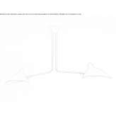 Regulowana, metalowa lampa sufitowa Chazon