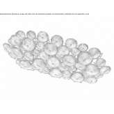 Handmade bronze ceiling lamp Semeac