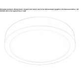 Dimmable aluminum LED ceiling lamp Volney