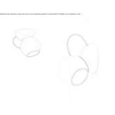 Metal wall lamp/ceiling lamp Gracac