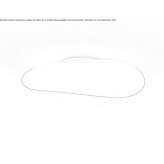 LED ceiling lamp made of polyethylene Llado