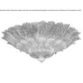 Venetian crystal ceiling lamp Dhuizon