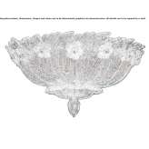 Wenecka kryształowa lampa sufitowa Zaton