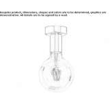 Brass LED ceiling lamp Jasien