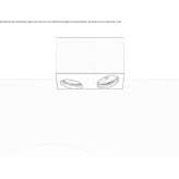 Adjustable metal ceiling lamp Bilca