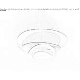 Powder-coated aluminum ceiling lamp Teisnach