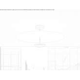 Metalowa lampa sufitowa LED Farrera